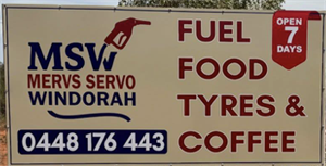Merv's Servo - Windorah